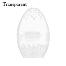 Load image into Gallery viewer, 1Pcs Beauty Sponge Stand Storage Case Makeup Blender Puff Holder Empty Cosmetic Egg Shaped Rack Transparent Puffs Drying Box New