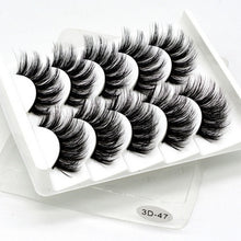 Load image into Gallery viewer, DOCOCER NEW 13 Styles 5 Pairs Mink Hair False Eyelashes Natural/Thick Long Eye Lashes Wispy Makeup Beauty Extension Tools