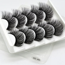 Load image into Gallery viewer, DOCOCER NEW 13 Styles 5 Pairs Mink Hair False Eyelashes Natural/Thick Long Eye Lashes Wispy Makeup Beauty Extension Tools