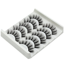 Load image into Gallery viewer, DOCOCER NEW 13 Styles 5 Pairs Mink Hair False Eyelashes Natural/Thick Long Eye Lashes Wispy Makeup Beauty Extension Tools