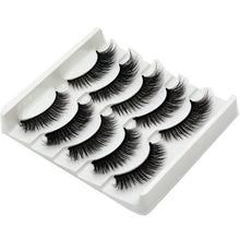 Load image into Gallery viewer, DOCOCER NEW 13 Styles 5 Pairs Mink Hair False Eyelashes Natural/Thick Long Eye Lashes Wispy Makeup Beauty Extension Tools