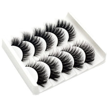 Load image into Gallery viewer, DOCOCER NEW 13 Styles 5 Pairs Mink Hair False Eyelashes Natural/Thick Long Eye Lashes Wispy Makeup Beauty Extension Tools