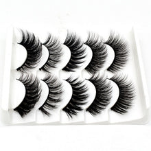 Load image into Gallery viewer, DOCOCER NEW 13 Styles 5 Pairs Mink Hair False Eyelashes Natural/Thick Long Eye Lashes Wispy Makeup Beauty Extension Tools