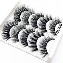 Load image into Gallery viewer, DOCOCER NEW 13 Styles 5 Pairs Mink Hair False Eyelashes Natural/Thick Long Eye Lashes Wispy Makeup Beauty Extension Tools