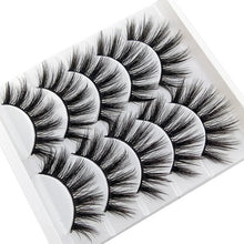 Load image into Gallery viewer, DOCOCER NEW 13 Styles 5 Pairs Mink Hair False Eyelashes Natural/Thick Long Eye Lashes Wispy Makeup Beauty Extension Tools
