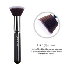 Load image into Gallery viewer, Jessup Beauty 1pcs Single Cosmetic Makeup Brush Dropshipping Fiber Hair Powder Foundation Contour Highlighter Face Brush
