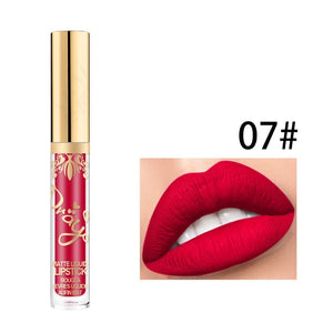 1Pc Beauty Glazed Matte Liquid Lipstick Long Lasting Waterproof Glitter No Fading Lip Tint Clear Lip Stain Blue Yellow Lip Gloss