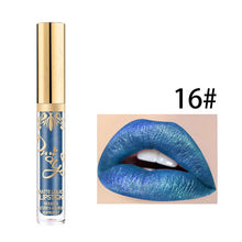 Load image into Gallery viewer, 1Pc Beauty Glazed Matte Liquid Lipstick Long Lasting Waterproof Glitter No Fading Lip Tint Clear Lip Stain Blue Yellow Lip Gloss
