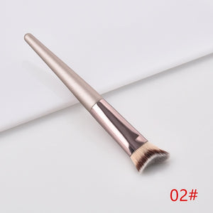 Luxury Champagne Makeup Brushes Set For Foundation Powder Blush Eyeshadow Concealer Lip Eye Make Up Brush Cosmetics Beauty Tools