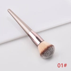 Luxury Champagne Makeup Brushes Set For Foundation Powder Blush Eyeshadow Concealer Lip Eye Make Up Brush Cosmetics Beauty Tools