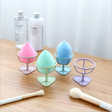 Load image into Gallery viewer, Makeup Beauty Stencil Egg Puff Storage Rack Powder Puff Sponge Display Stand Drying Holder Rack Heart Shape
