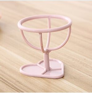 Makeup Beauty Stencil Egg Puff Storage Rack Powder Puff Sponge Display Stand Drying Holder Rack Heart Shape