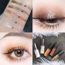 Load image into Gallery viewer, 2020 New Arrival Portable Glitter Eyeshadow Liquid 14 Colors Glitter Eyeliner Eyeshadow Mini Eyeshadow Makeup Beauty Tools TSLM1
