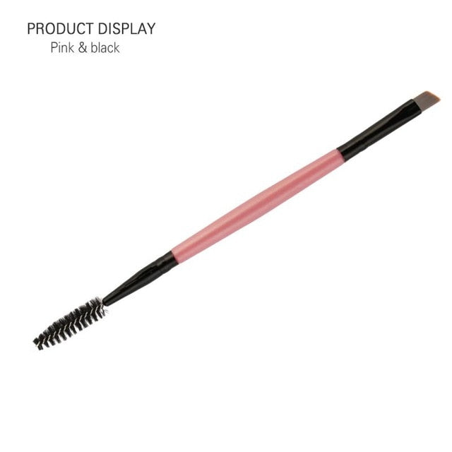 1 Pcs Double Ends Eyelashes Eyebrow Comb Eyes Makeup Brushes Lashes Blending Mascara Brush Cosmetic Beauty Tools High Quality