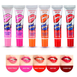 6 Colors Waterproof Lip Gloss Liquid Long Lasting Matte Lipstick Color Lipgloss Red Lips Stick Beauty Makeup Tools