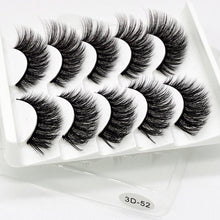 Load image into Gallery viewer, DOCOCER  NEW 13 Styles 5 Pairs Mink Hair False Eyelashes Natural/Thick Long Eye Lashes Wispy Makeup Beauty Extension Tools
